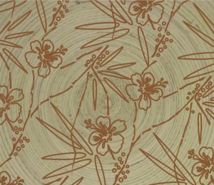 flowers-on-bamboo-plate