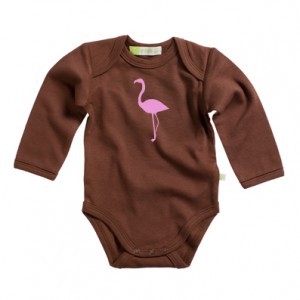 romper-bruin-flamingo